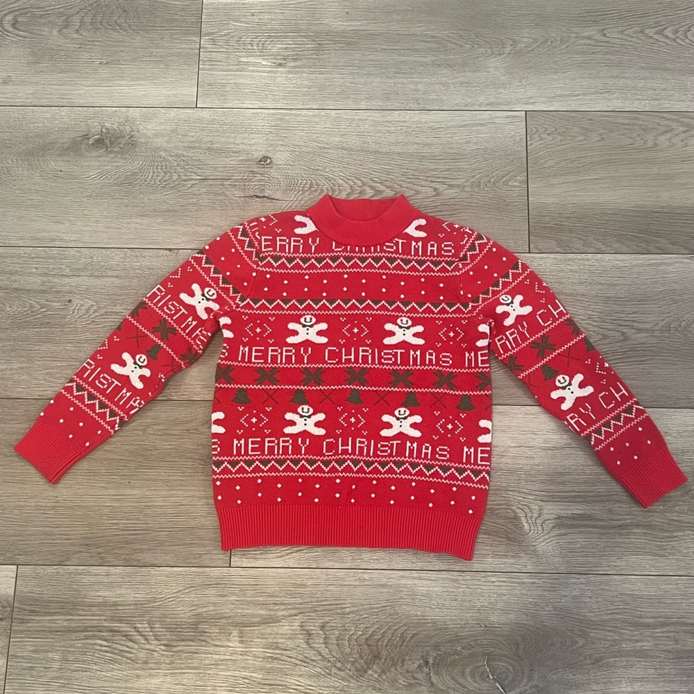 Kids Christmas Gingerbread Sweater